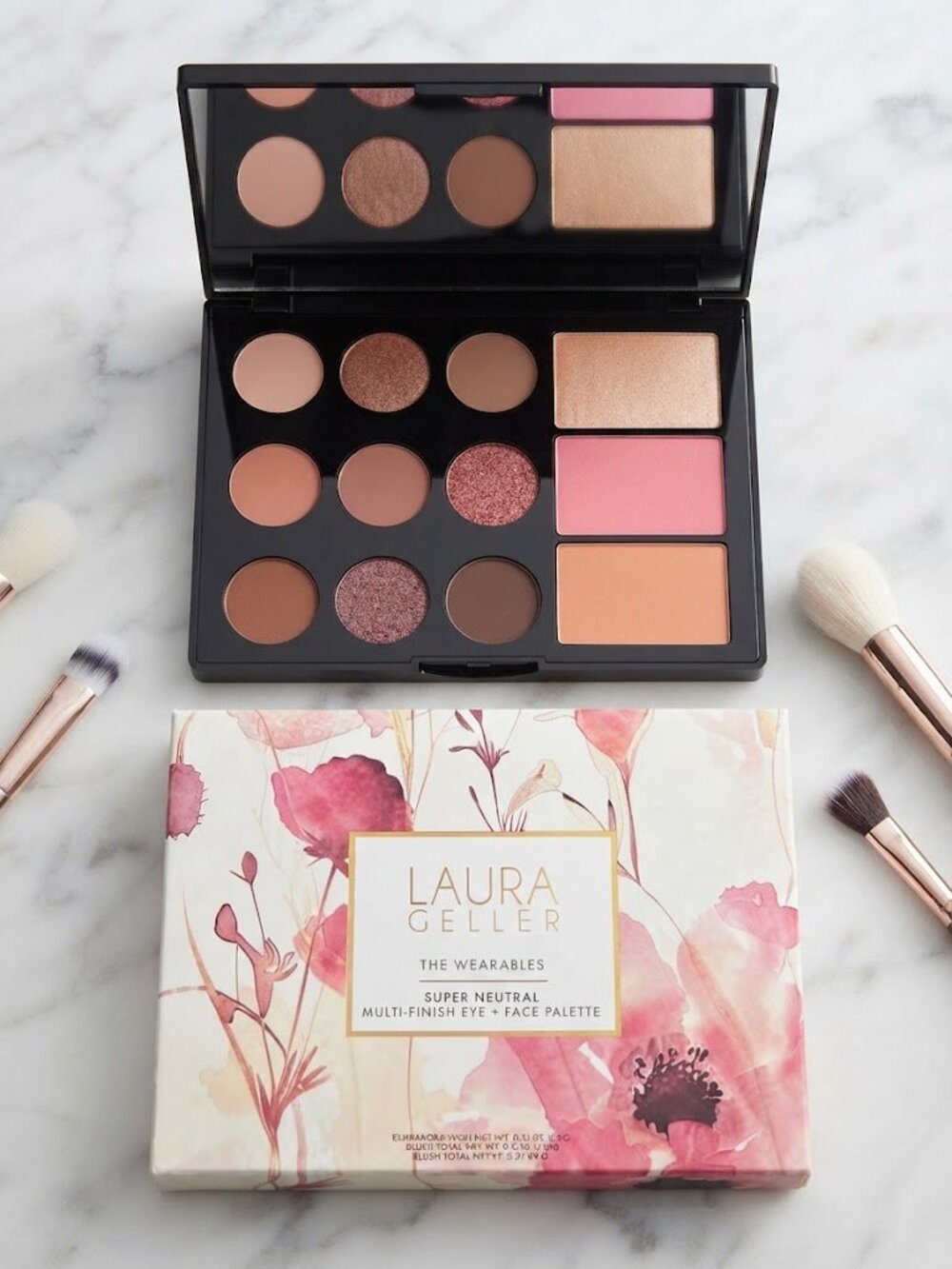 Laura Geller The Wearables Super Neutral Multi-Finish Eye + Face Palette